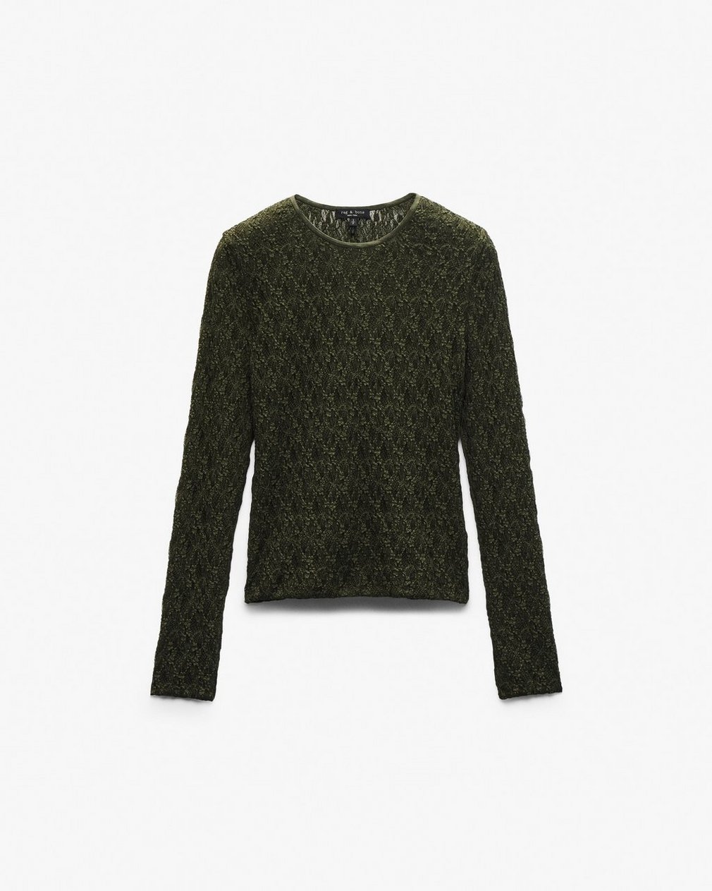 Ellie Lace Top - Army - Image 2
