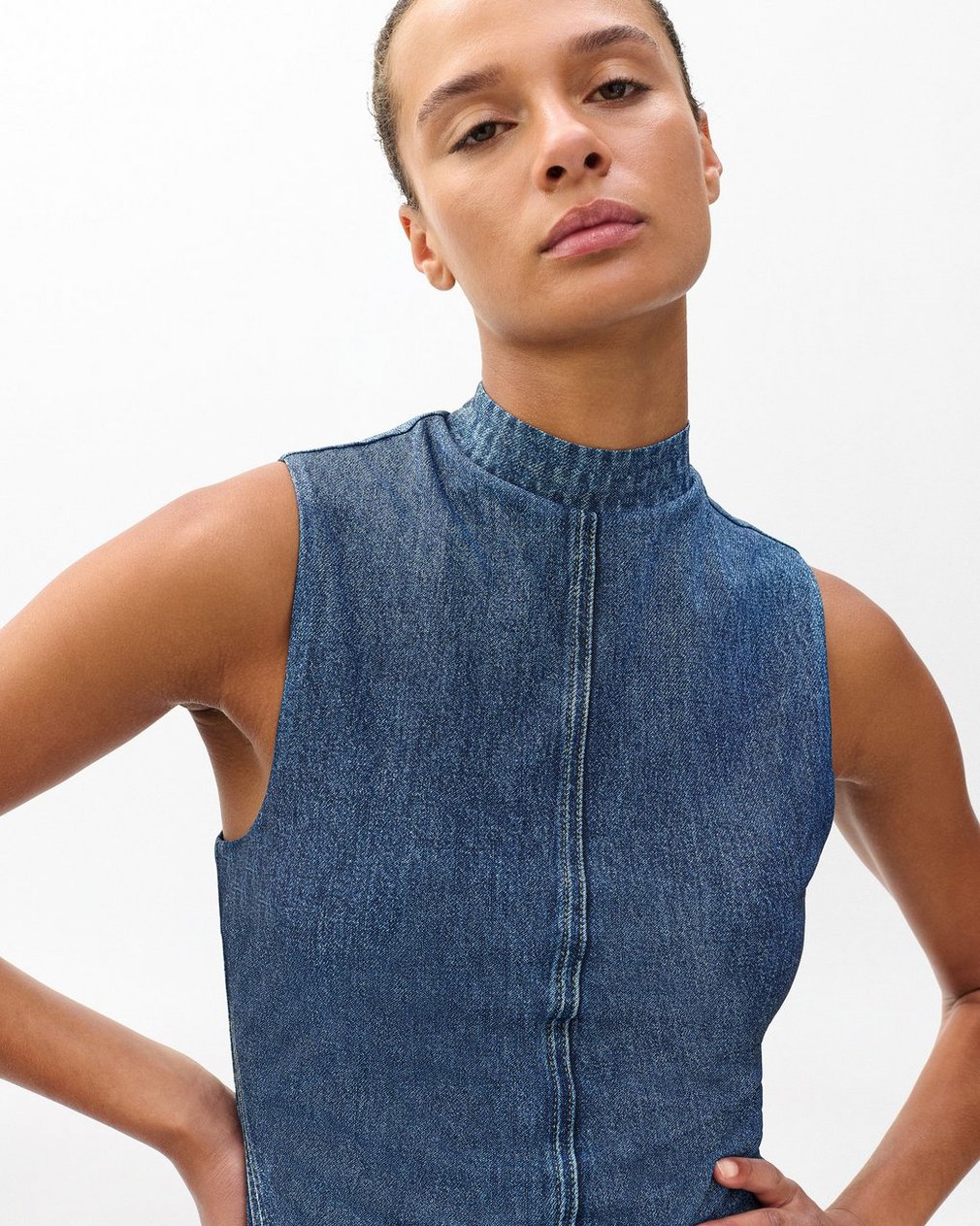 Miramar Mockneck Top - Petra - Image 4