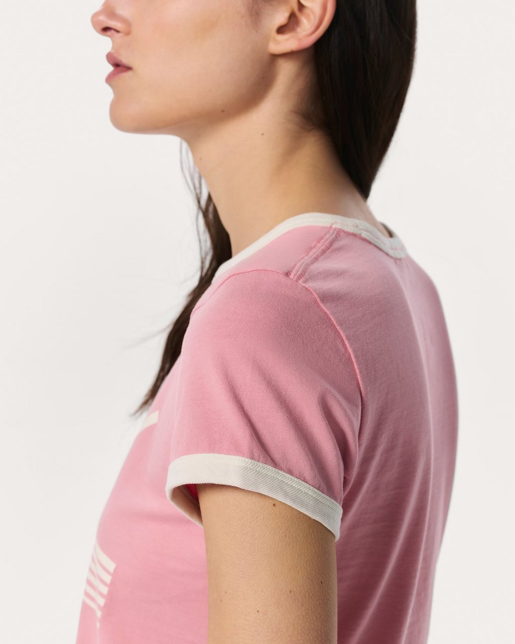 Miami Boxy Graphic Tee - Blush - Image 5