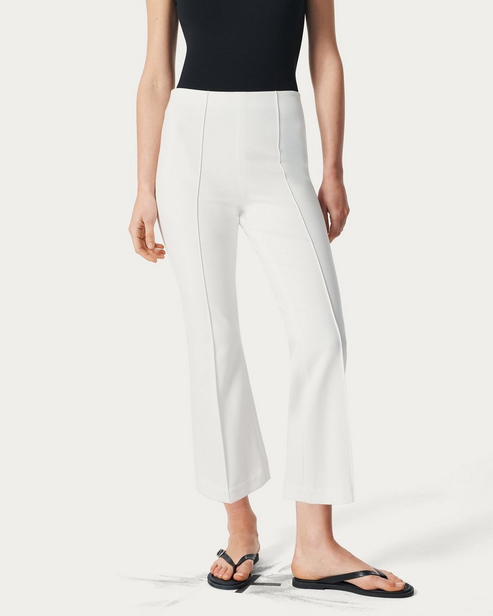 Irina Kick Flare Pants - White - Image 3