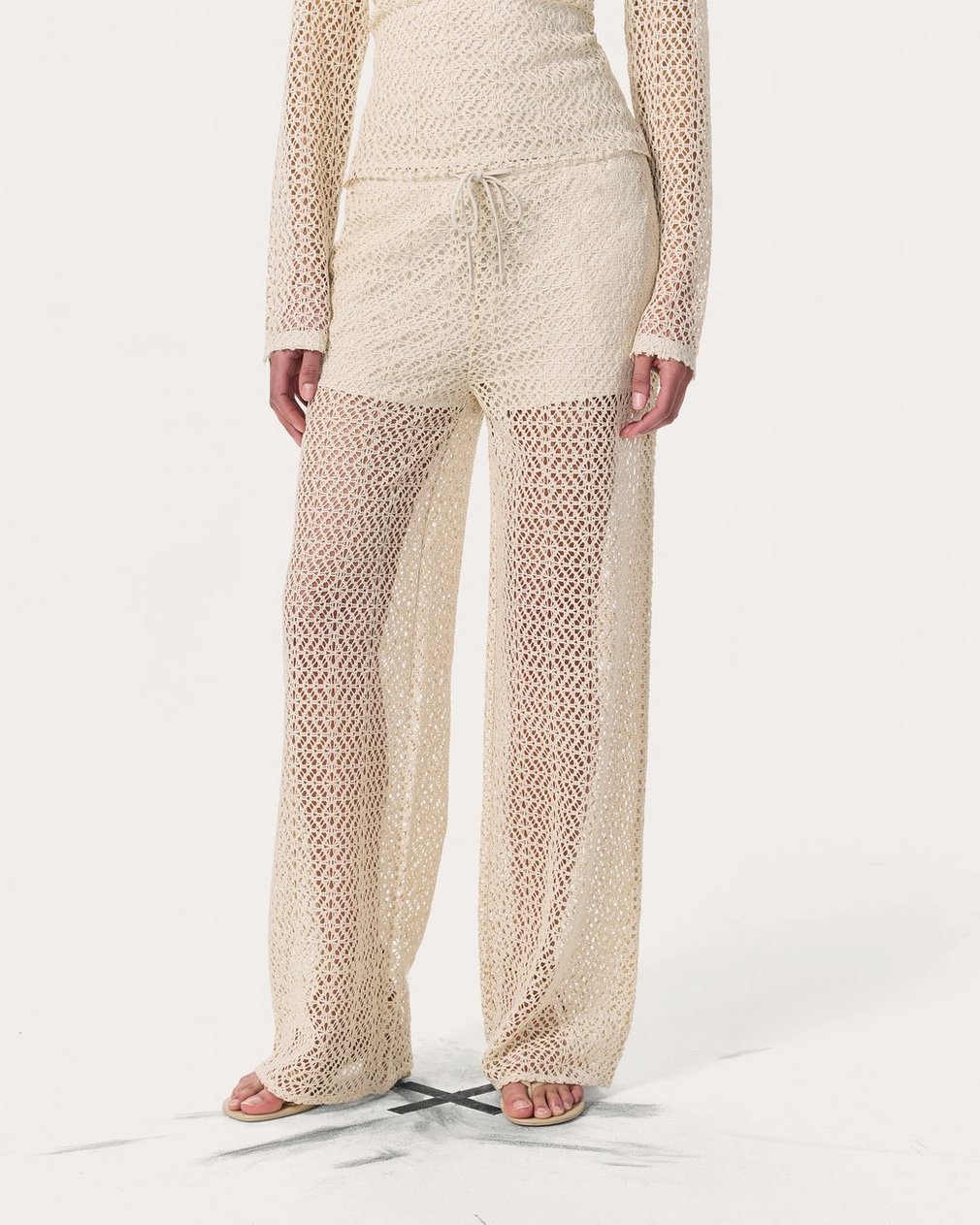 Liv Mesh Pants - Turtledove - Image 3