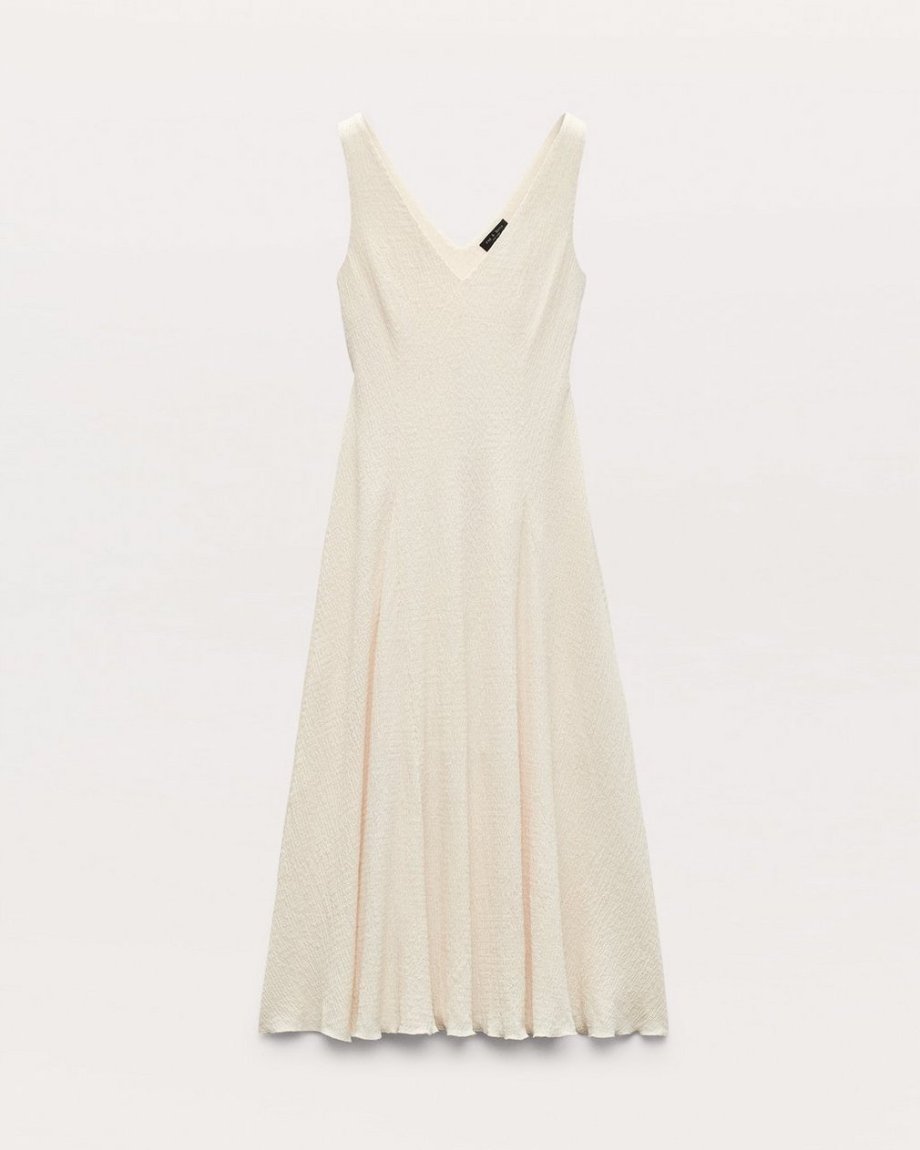 Lou V-Neck Midi Dress - Ivory - Image 2