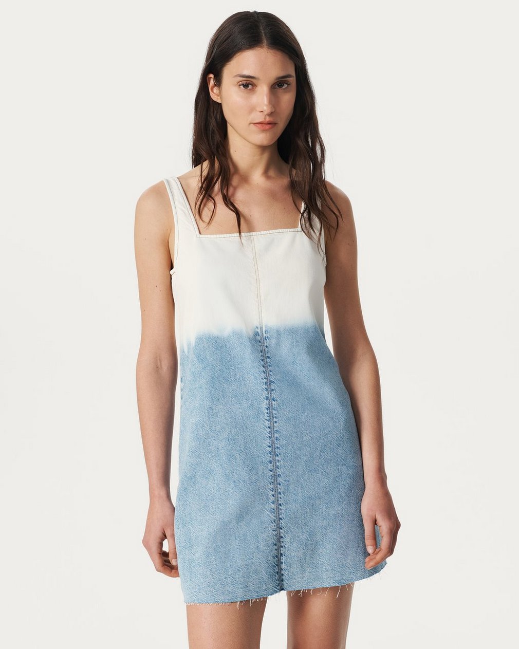 Jayde Denim Dress - Bleach Stripe - Image 3