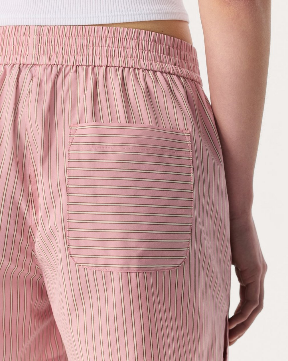 Emma Striped Shorts - Blush Stripe - Image 5