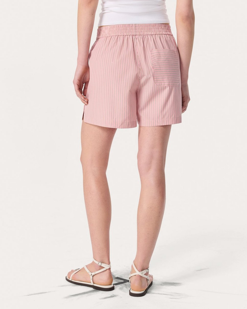 Emma Striped Shorts - Blush Stripe - Image 6