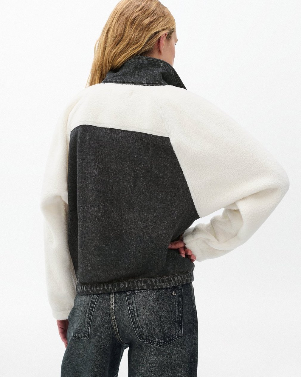 Miramar Sherpa Popover - Faded Black - Image 6