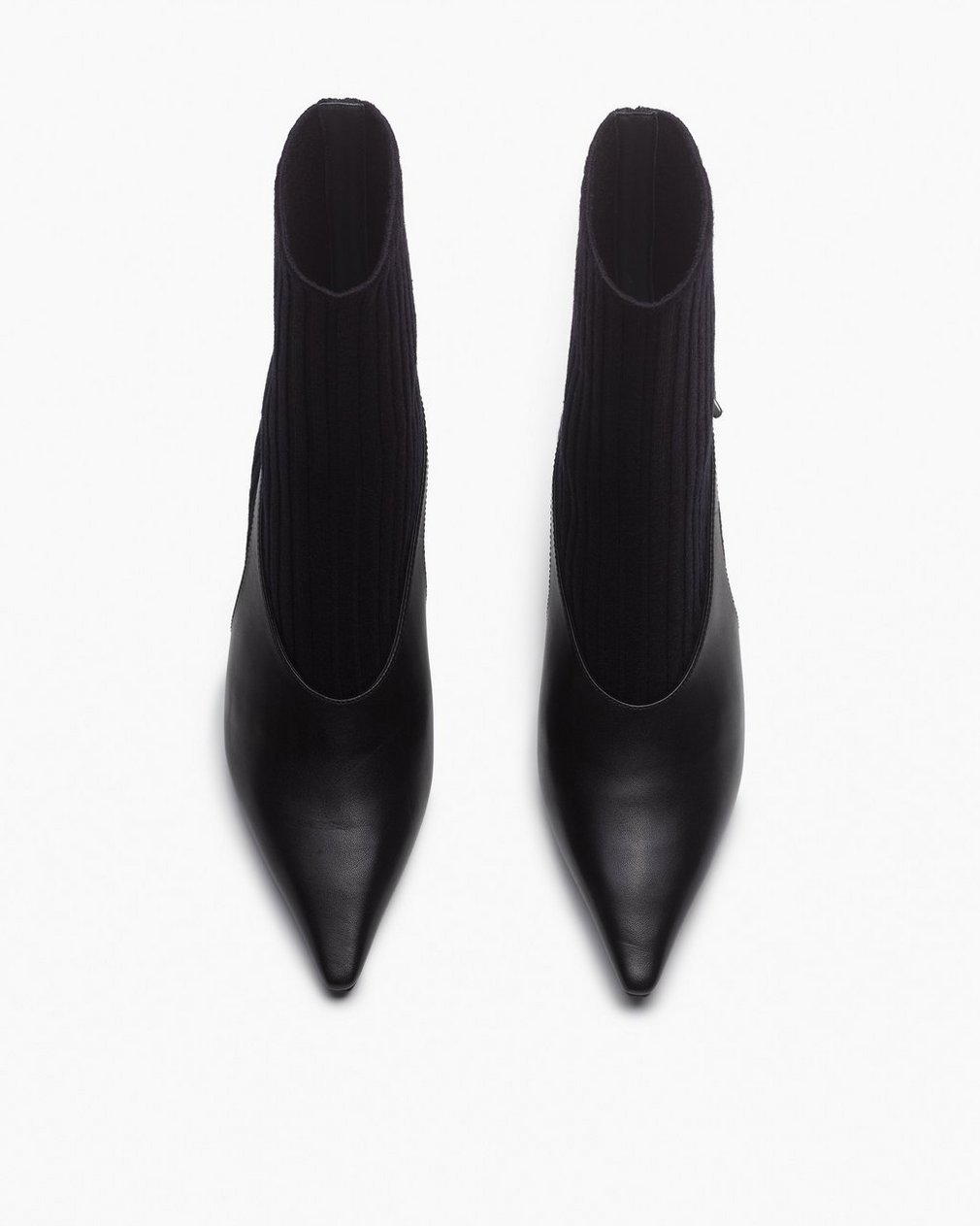Mercer Sock Slingback Boots - Black - Image 5