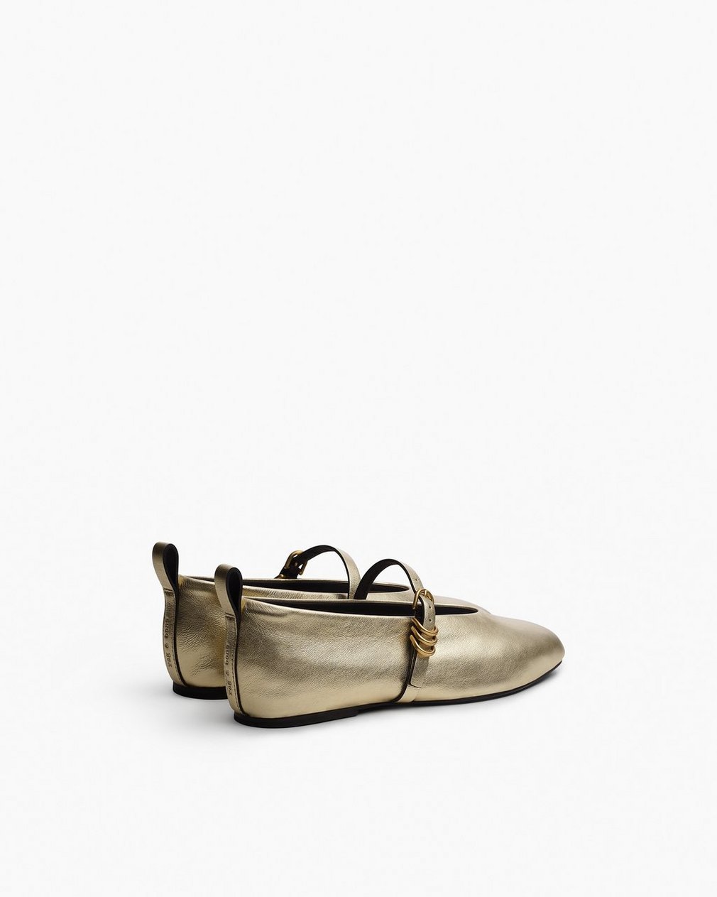 Spire Leather Mary Janes - Gold - Image 4