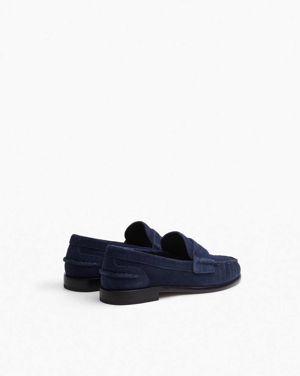 Carter Suede Moccasin Loafers - Navy Suede - Image 4