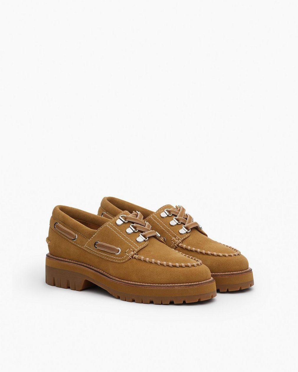 Cameron Suede Boat Shoes - Caramel Suede - Image 4