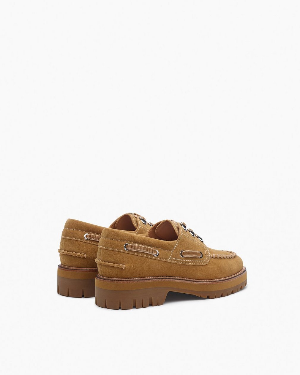 Cameron Suede Boat Shoes - Caramel Suede - Image 5