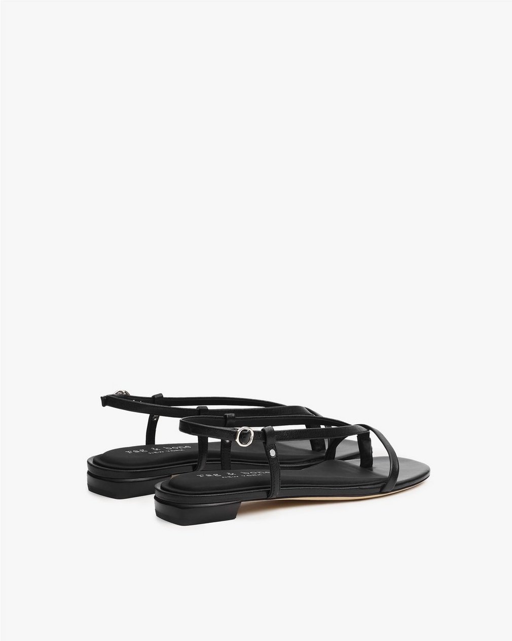 Giselle Strappy Sandals - Black - Image 4