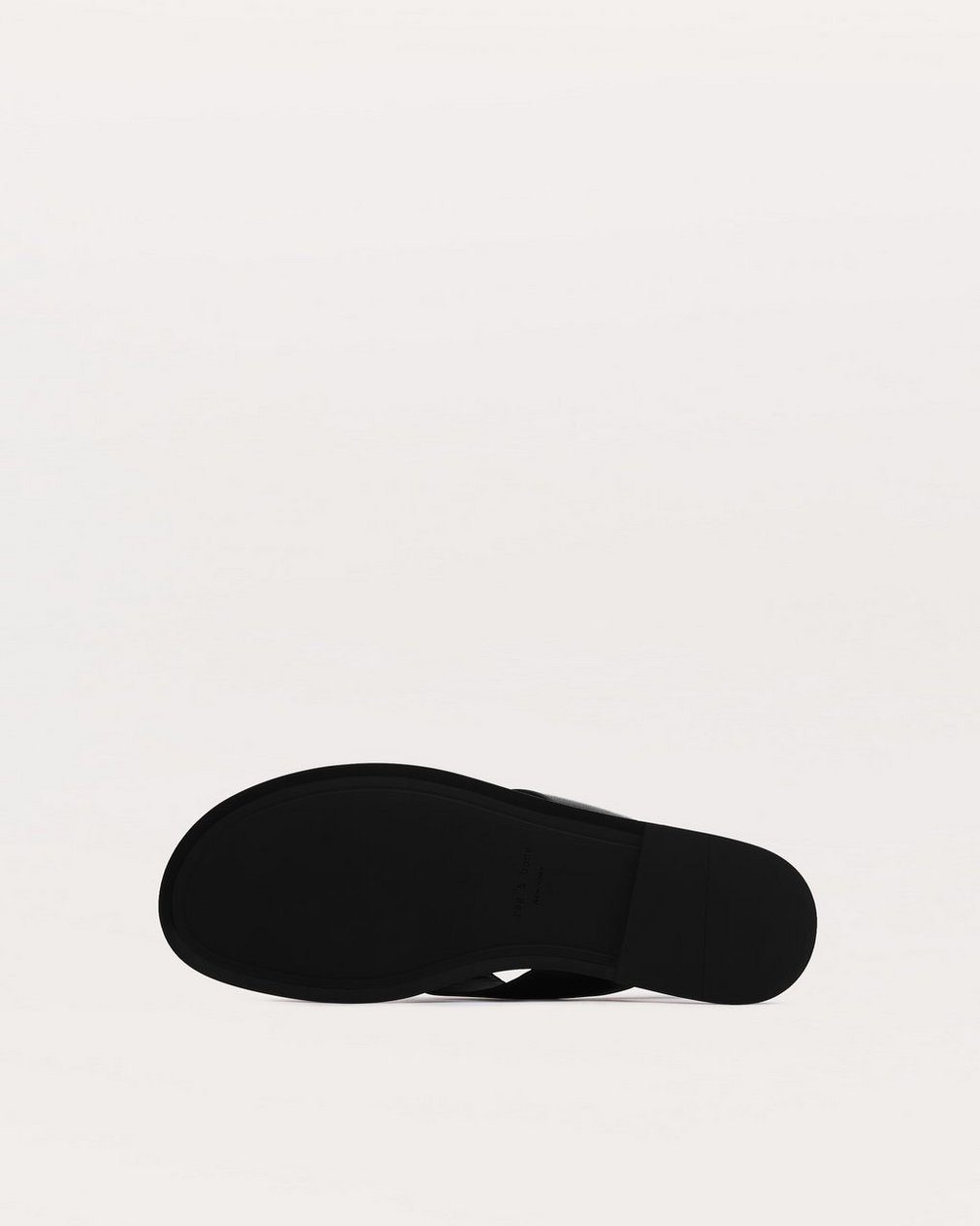 Gia Leather Crossover Sandals - Black - Image 5