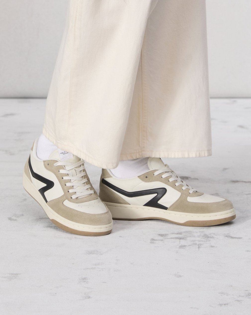 Women’s Retro Court Sneakers - Image 2