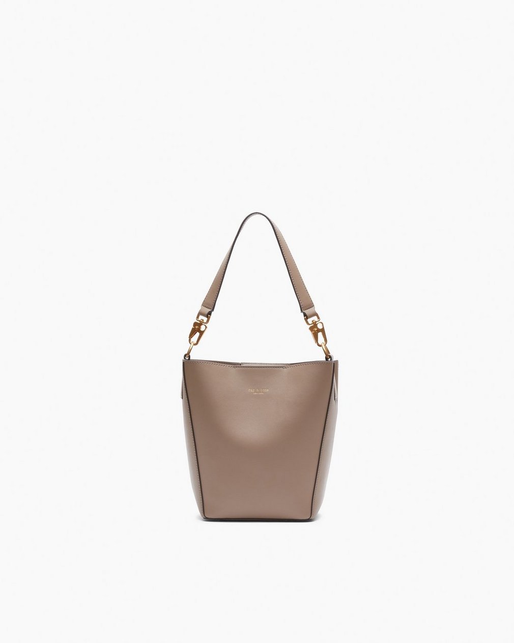 Parker Leather Bucket Bag - Clay - Image 3