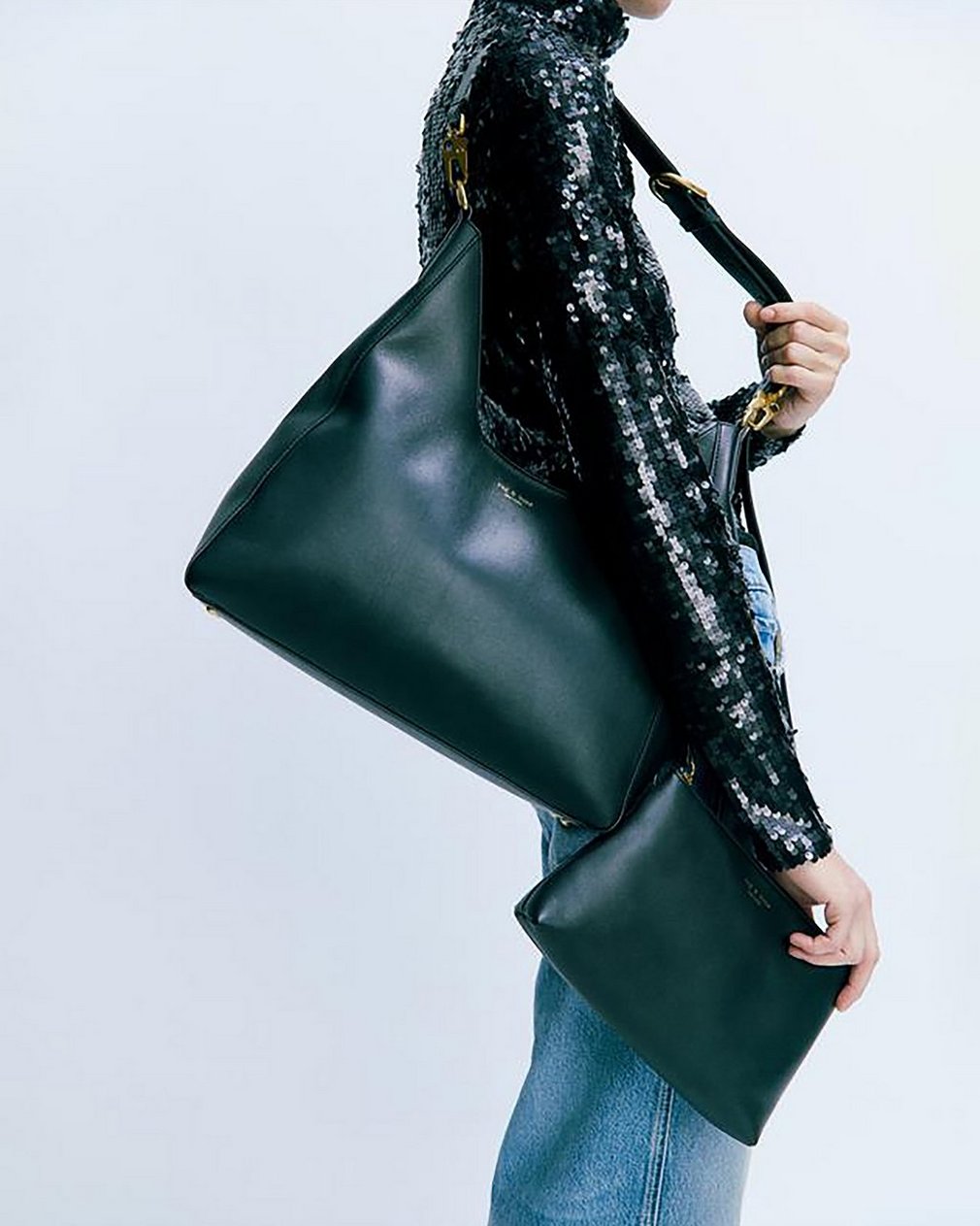 Parker Leather Hobo - Black - Image 2