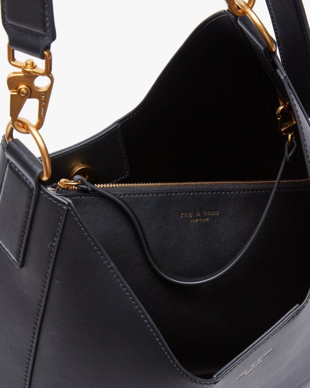 Parker Leather Hobo - Black - Image 6
