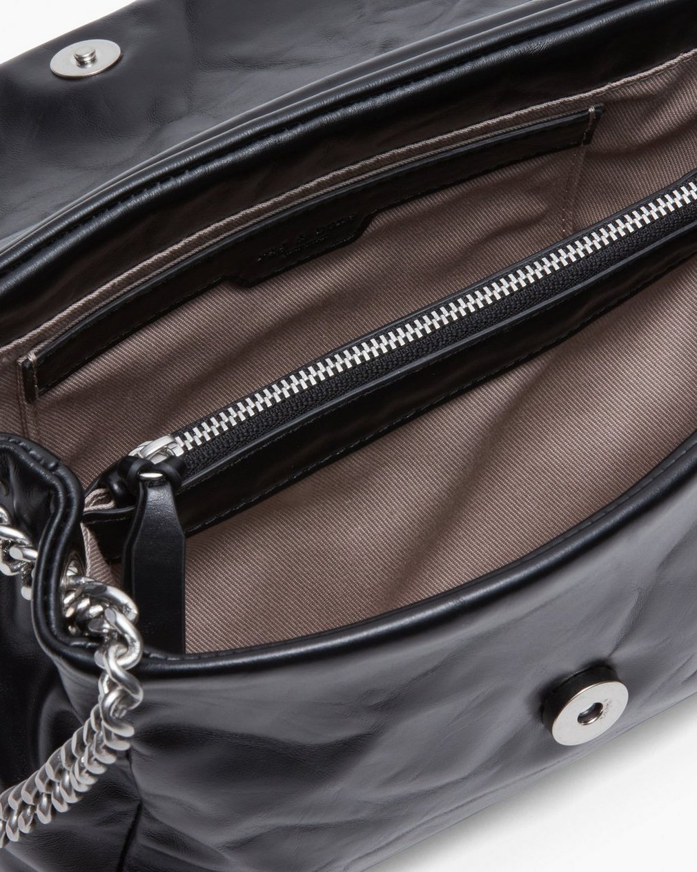 Chelsea Small Flap Bag - Black - Image 6