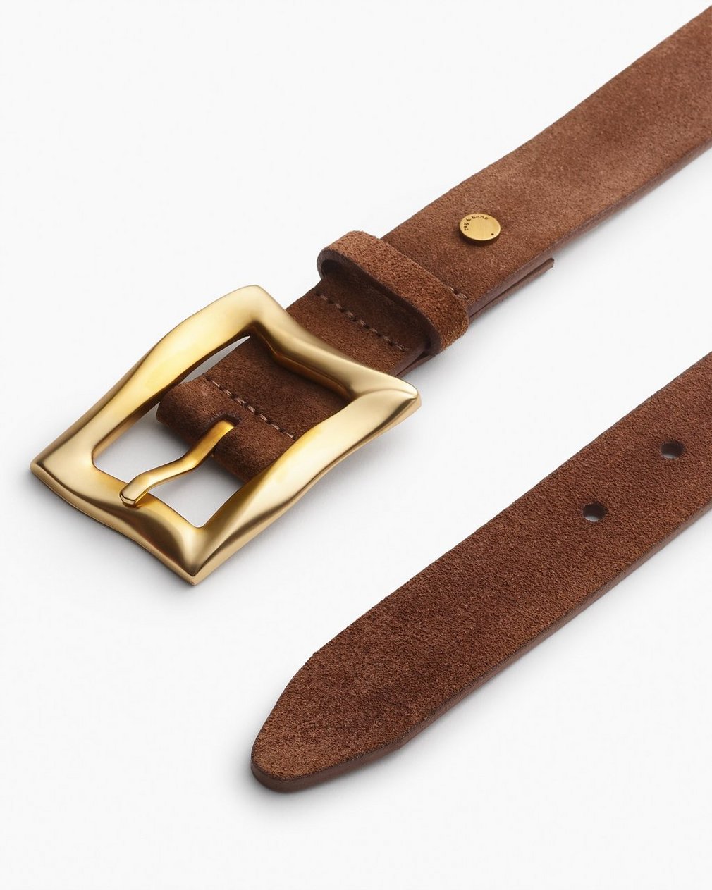 Waverly Suede Belt - Chestnut Suede - Image 3