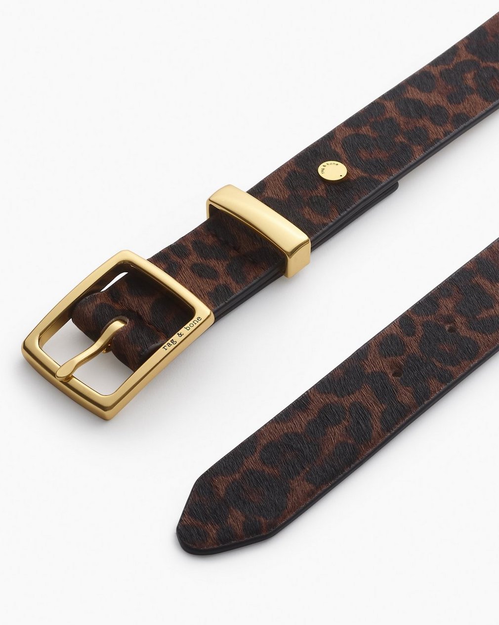 X Boyfriend Leopard Belt - Leopard Hair Calf - Image 3