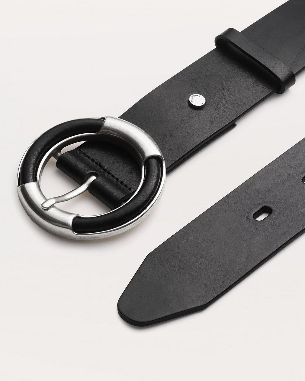 Marina Leather Belt - Black - Image 3