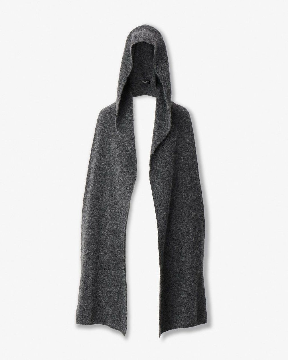 Jordyn Hooded Scarf - Charcoal - Image 2
