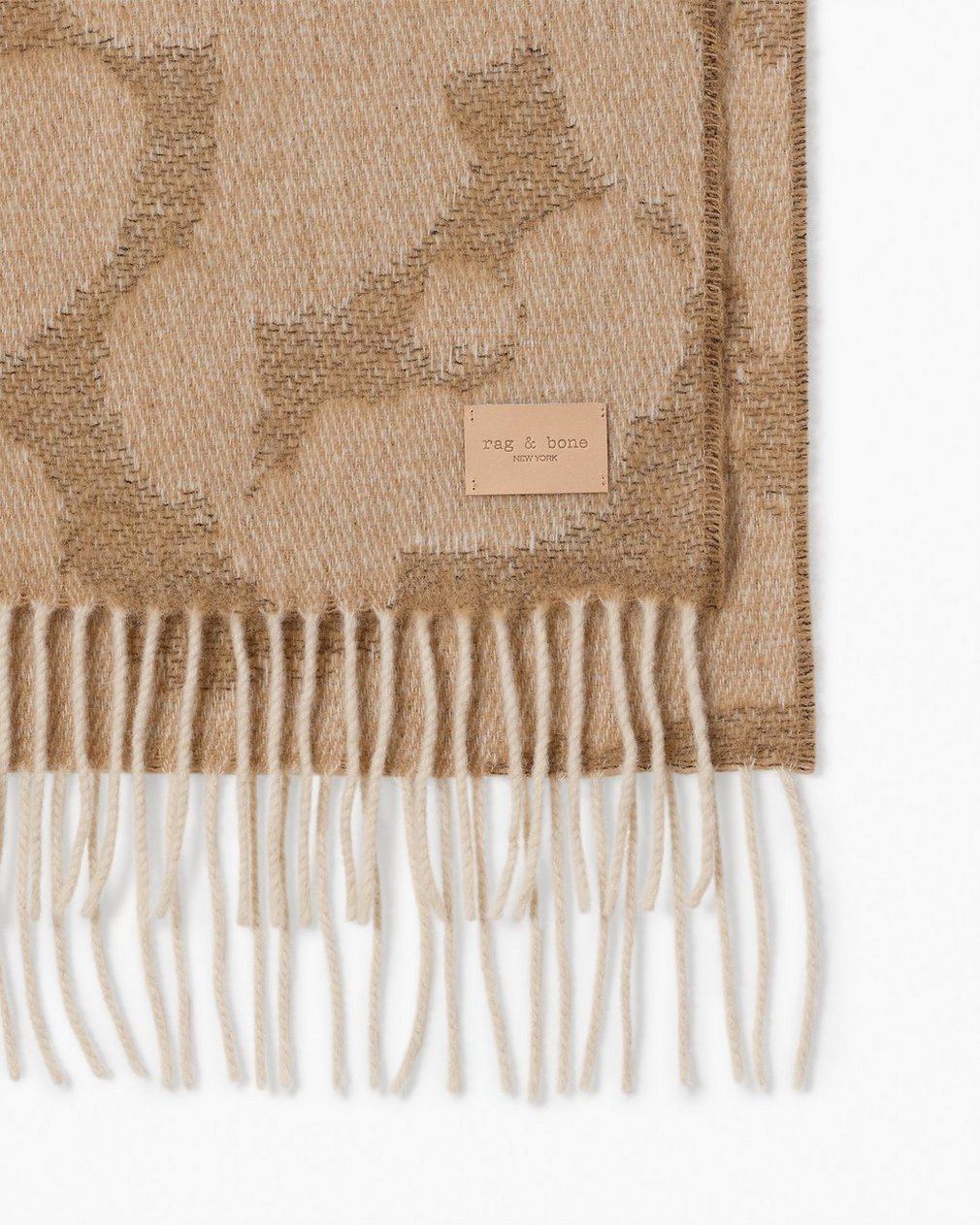 Piper Leopard-Print Scarf - Sand Multi - Image 3