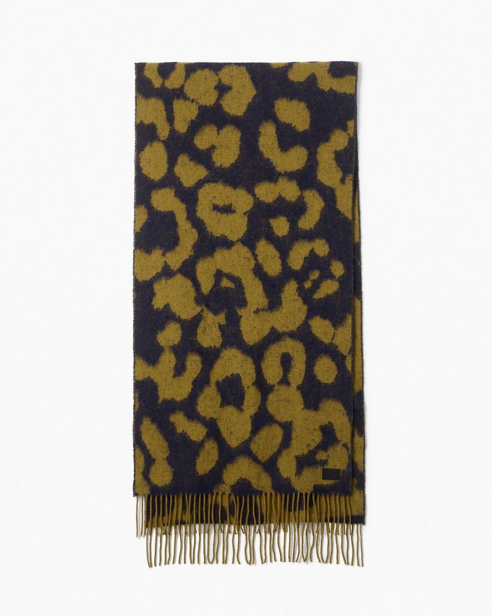 Piper Leopard-Print Scarf - Lime Multi - Image 2