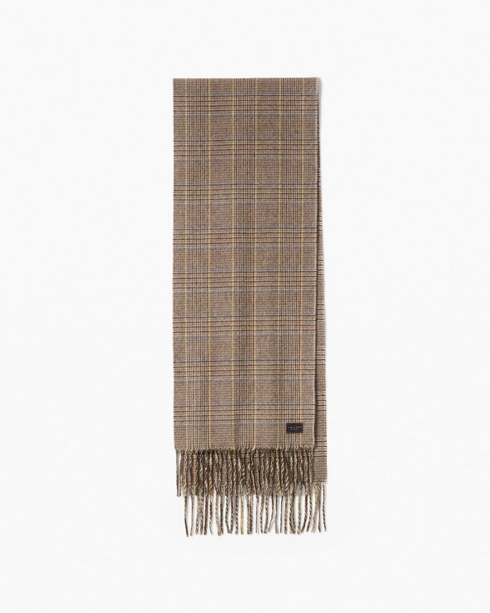 Mila Cashmere Scarf - Camel Heritage Plaid - Image 2