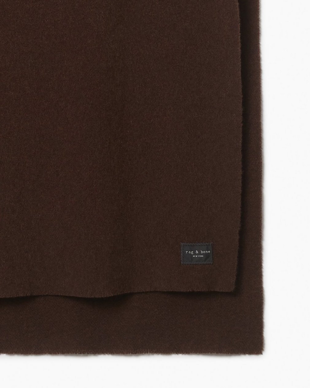 Joni Wool Scarf - Dark Espresso - Image 3