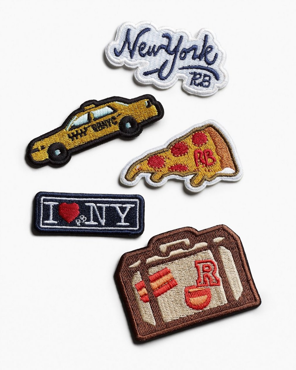 rb Embroidered Patch - Suitcase W/ Stickers - Image 3