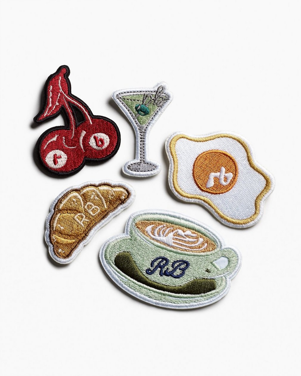 rb Embroidered Patch - Rb Cherries - Image 3