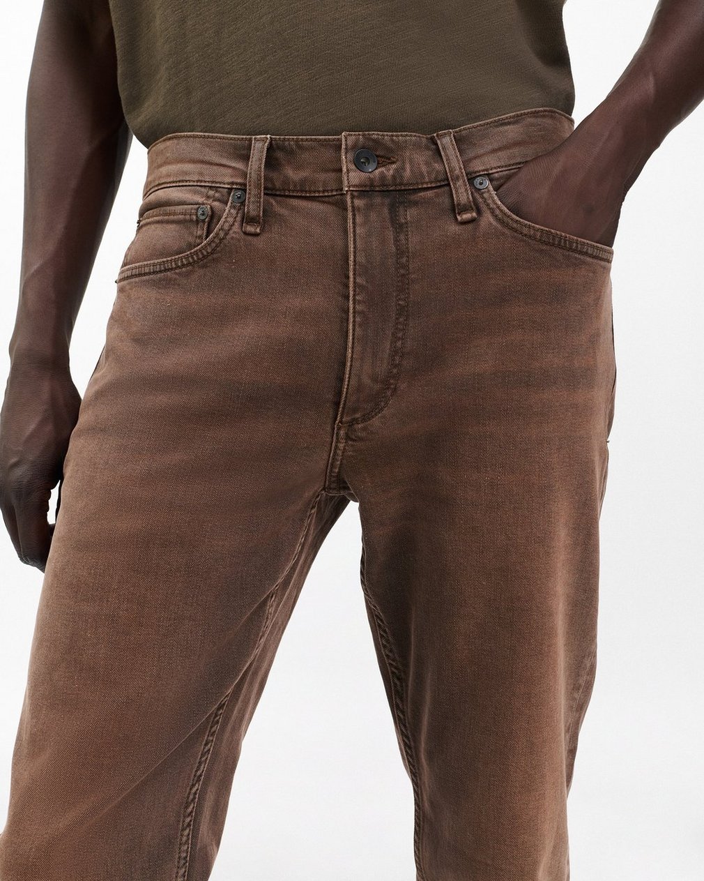 Fit 2 Slim Jeans - Brownstone - Image 4
