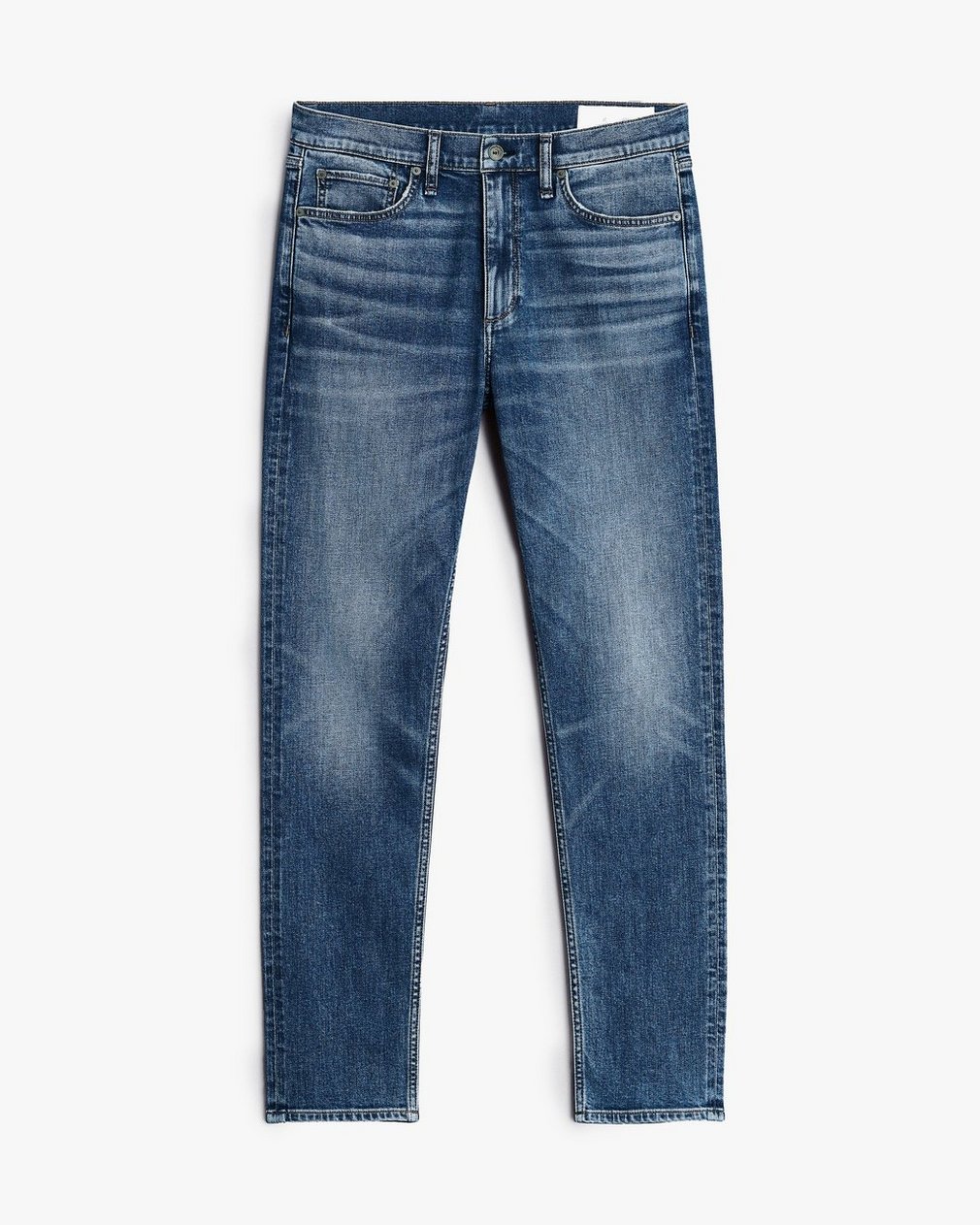 Fit 2 - Jared: Slim Fit Medium Indigo Authentic Stretch Jean - Image 2