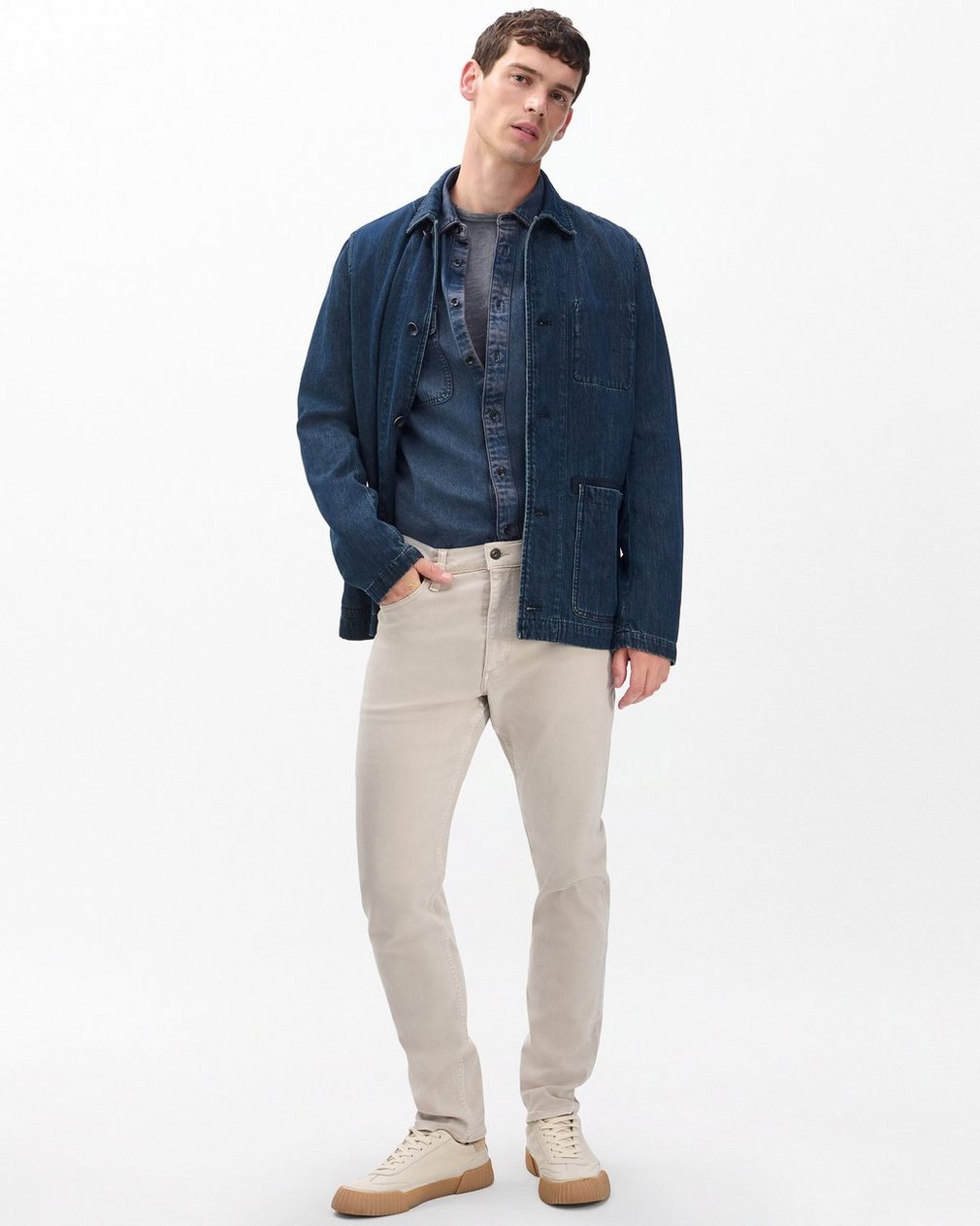 Fit 2 Slim Jeans - Sand - Image 3