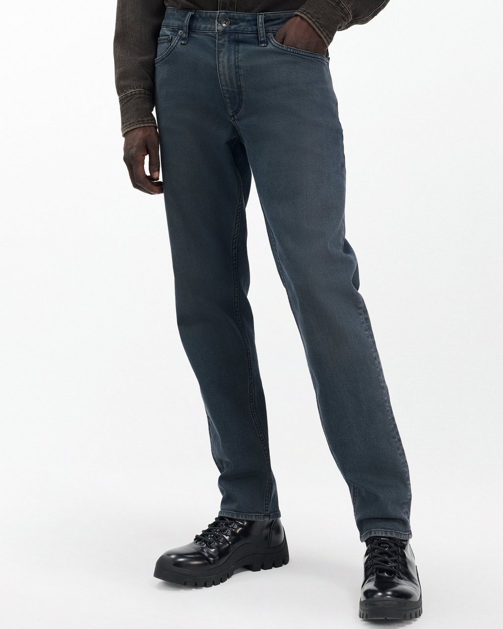 Fit 3 Athletic Jeans - Graphite Blue - Image 3