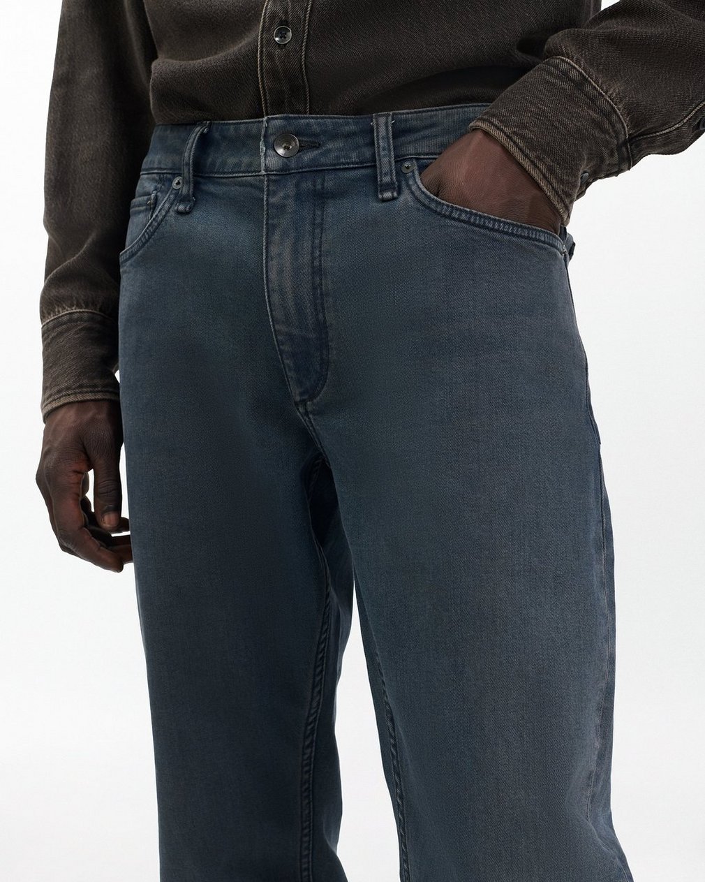 Fit 3 Athletic Jeans - Graphite Blue - Image 4