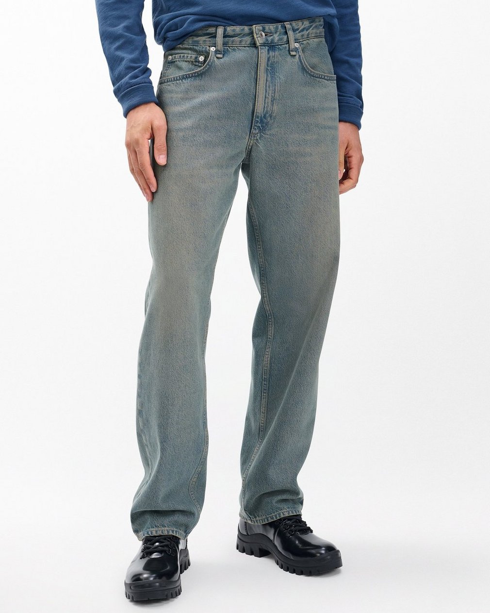 Fit 4 Straight Jeans - Sepia Indigo - Image 4