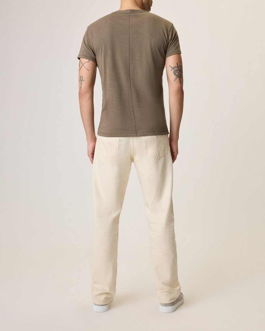 rb 4 Straight Fit Jeans - Ecru - Image 2