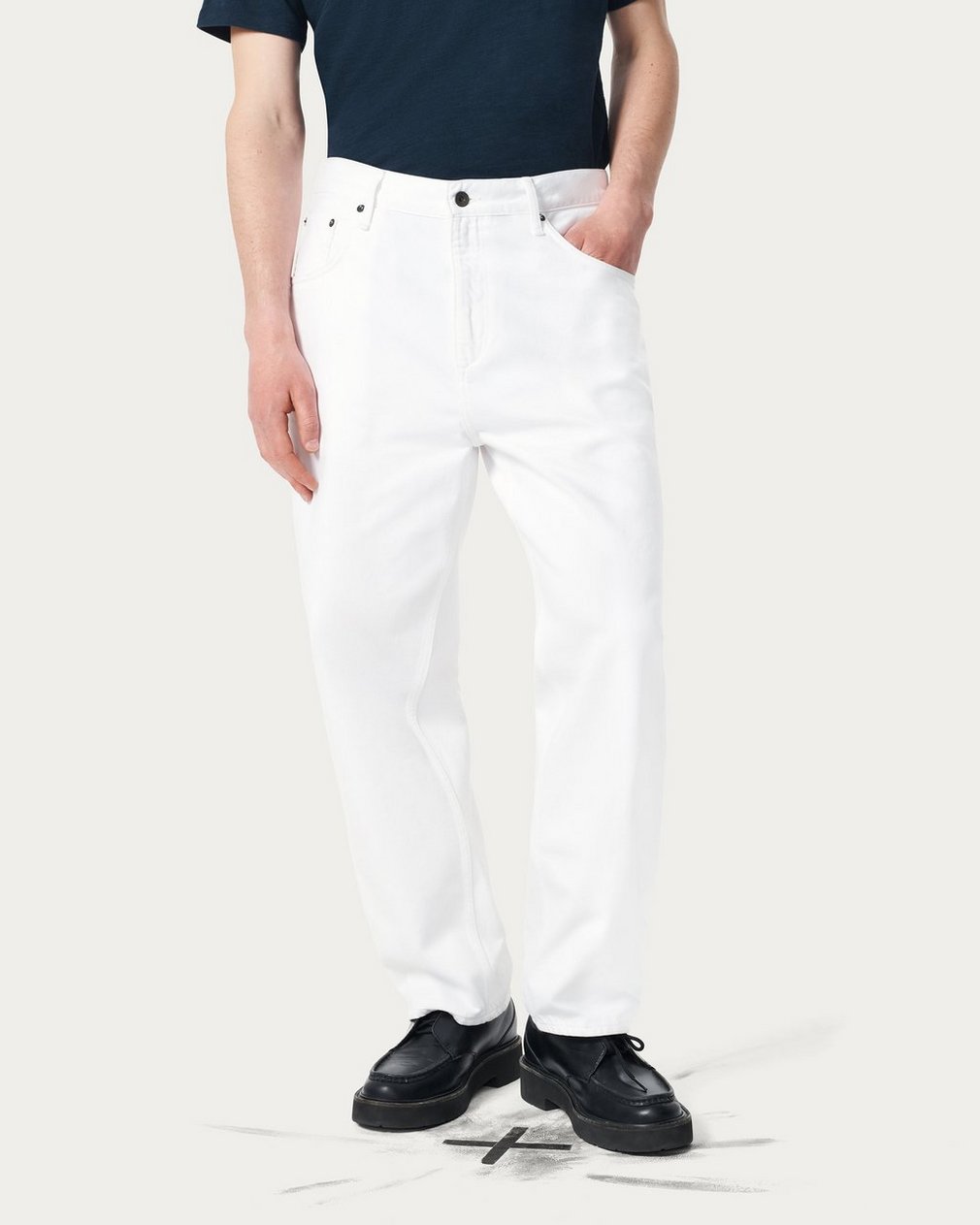 rbBAGGY Fit Jeans - White - Image 3