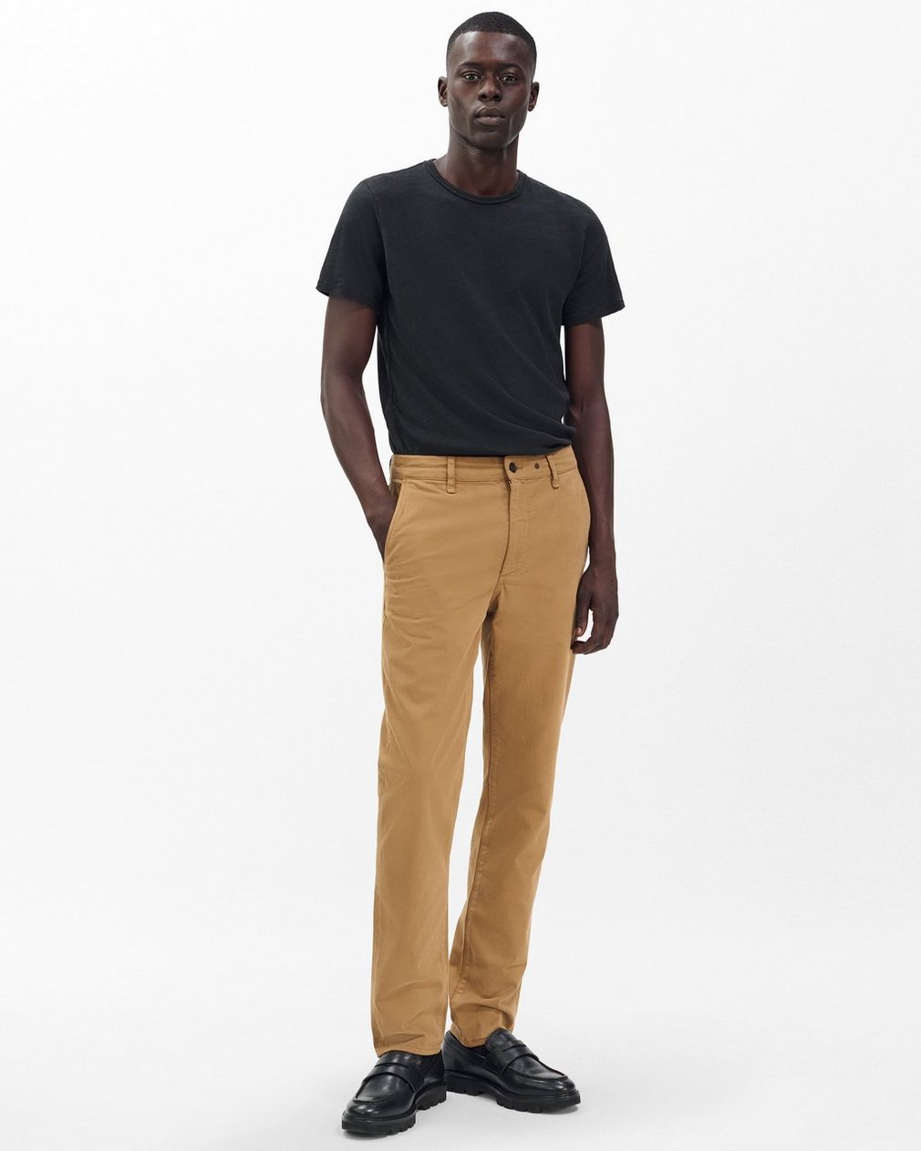 Fit 2 Stretch Twill Chinos - Bark Brown - Image 3