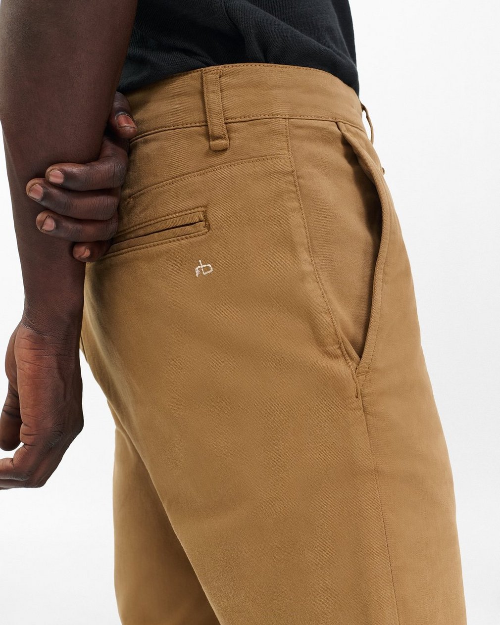 Fit 2 Stretch Twill Chinos - Bark Brown - Image 5