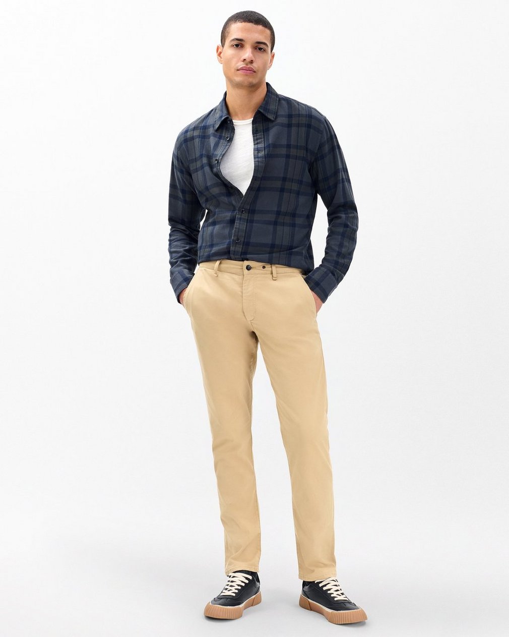 Fit 3 Athletic Chinos - Khaki - Image 3