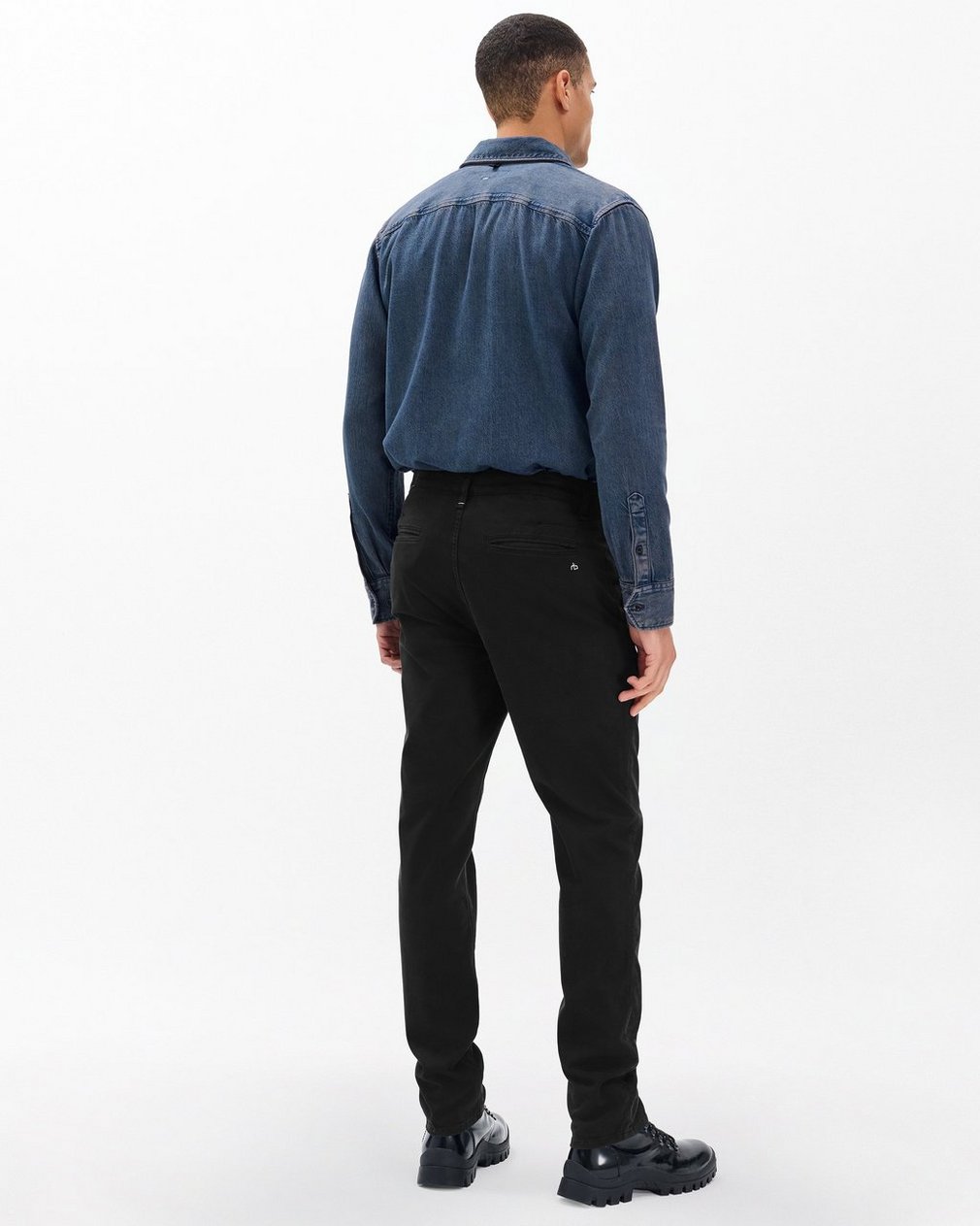 Fit 3 Athletic Chinos - Jet Black - Image 5