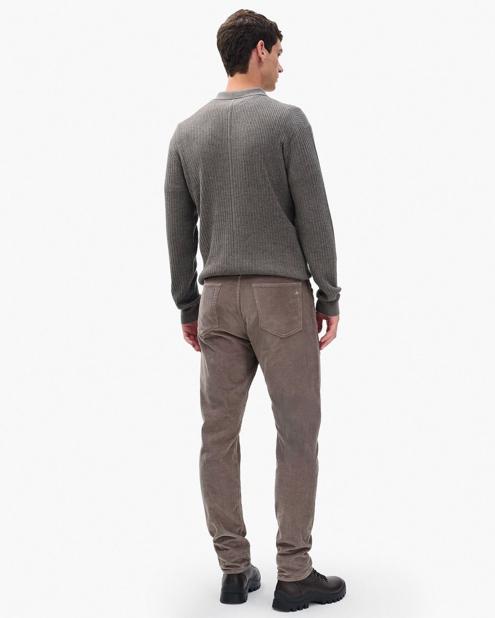 Fit 2 Slim Corduroy Pants - Brown - Image 6