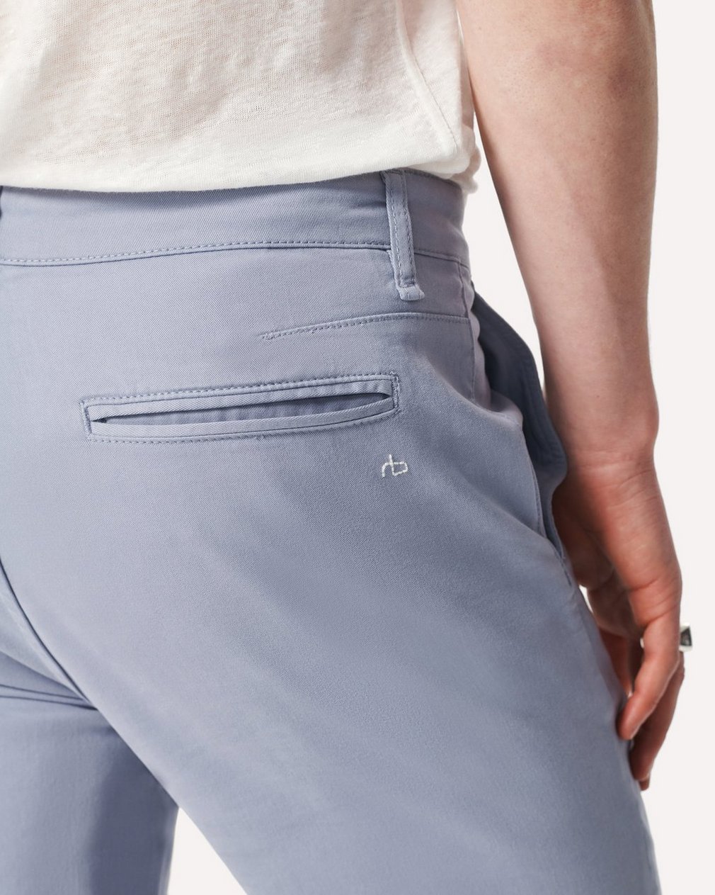 Fit 2 Slim Chinos - Sky Blue - Image 5