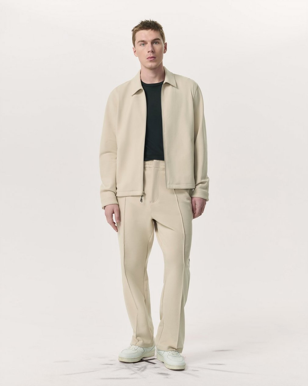 Tech Ponte Sweatpants - Aged Taupe - Image 7
