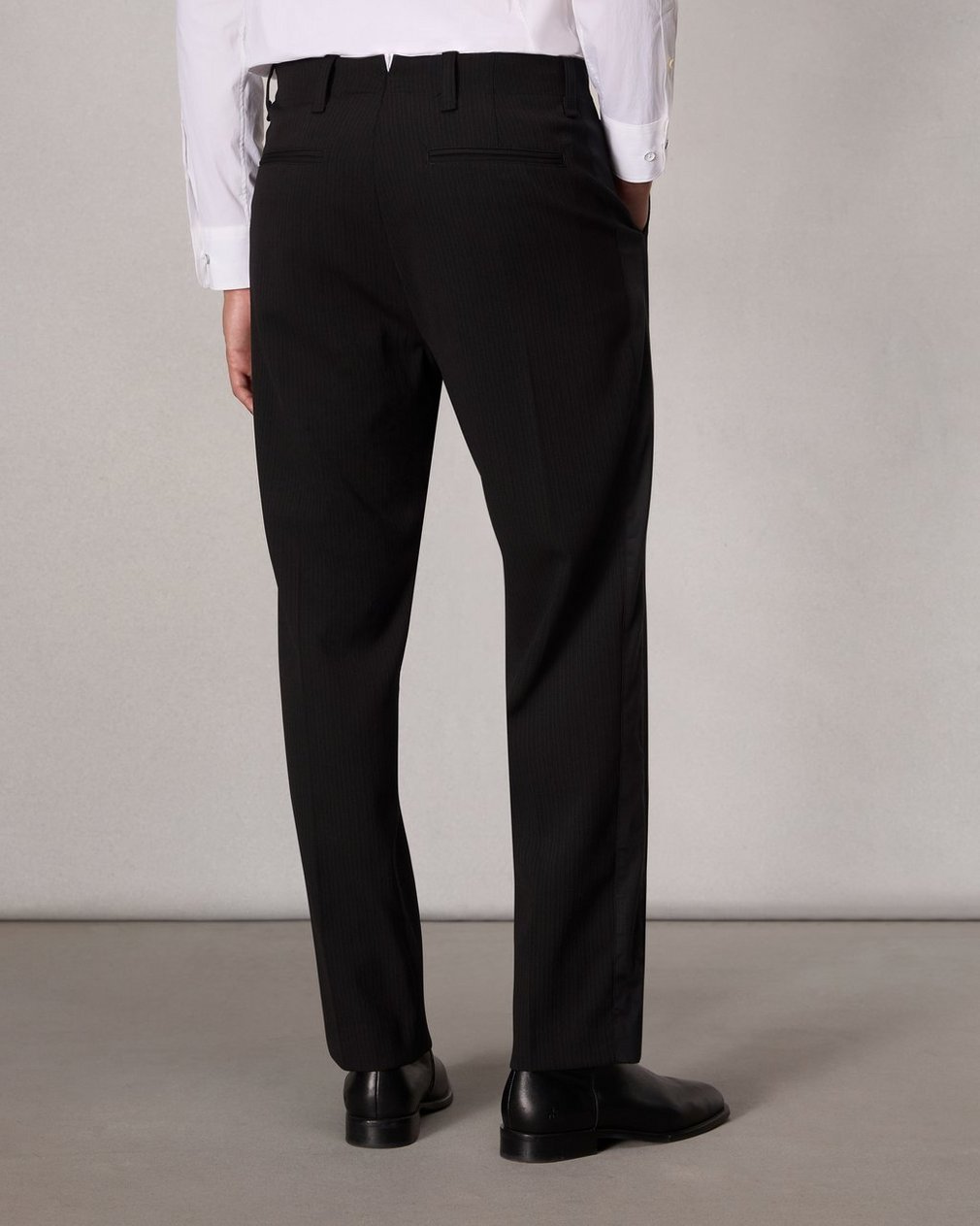 Bradford Tuxedo Pant - Black Pinstripe - Image 4