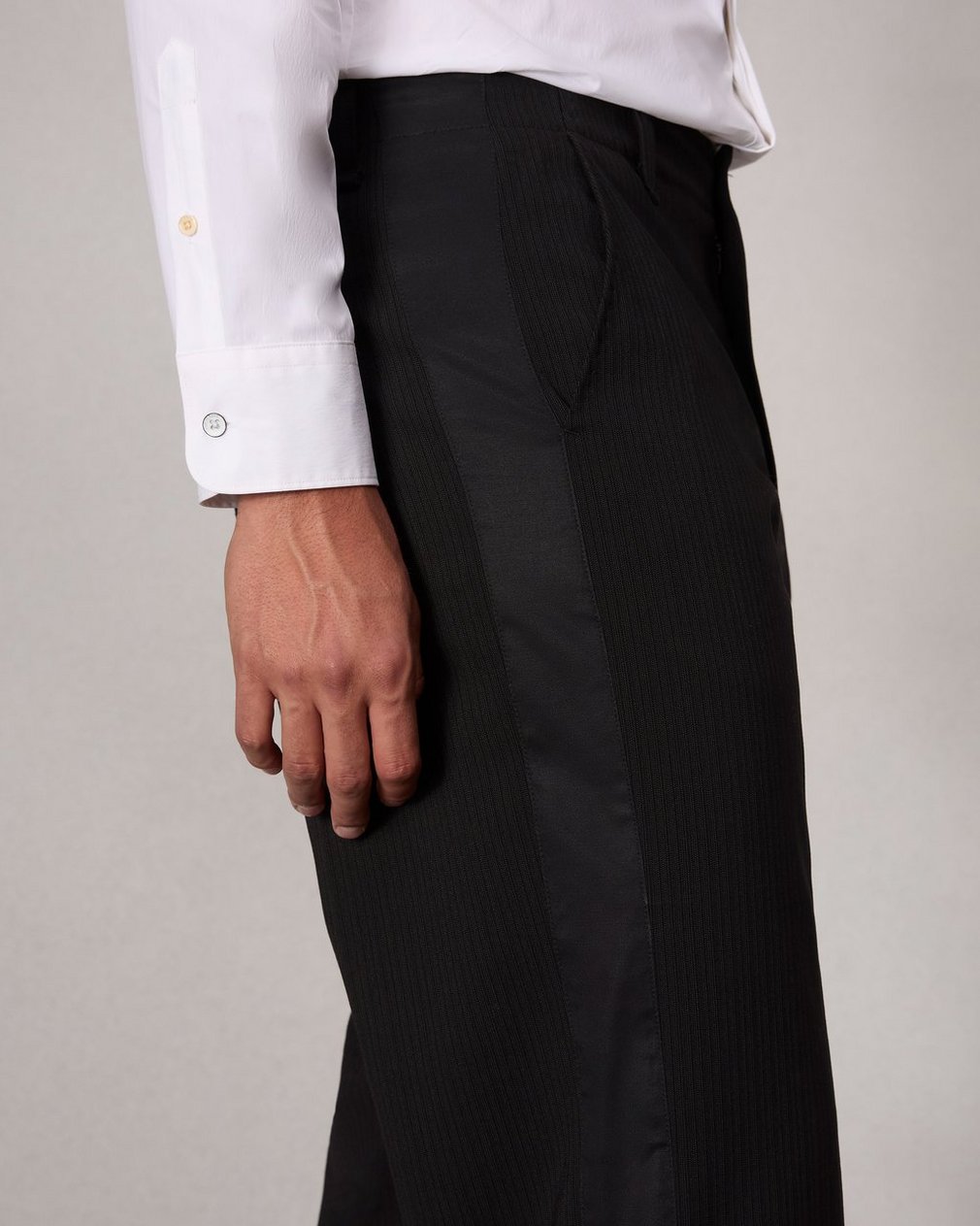 Bradford Tuxedo Pant - Black Pinstripe - Image 6