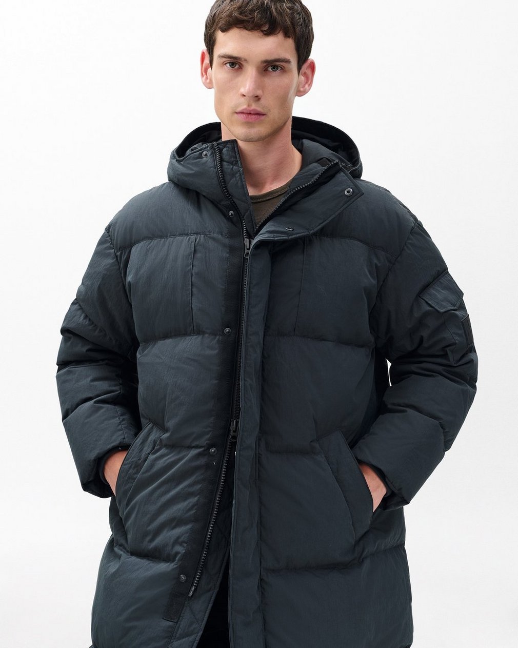 Victor Down Coat - Black - Image 4